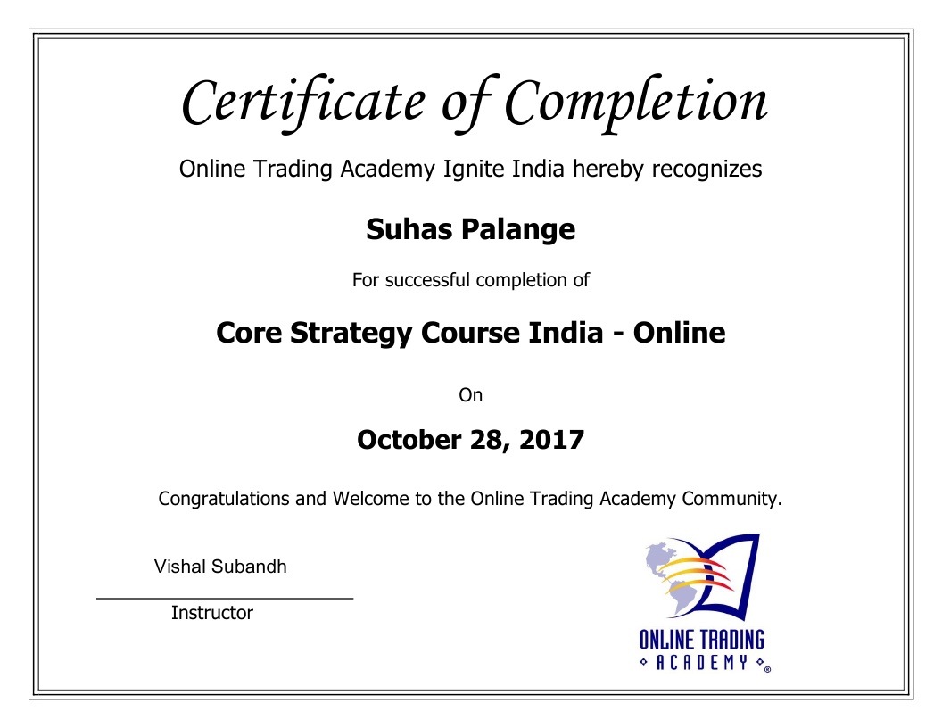 SEBI Certificates | Share Trade Software